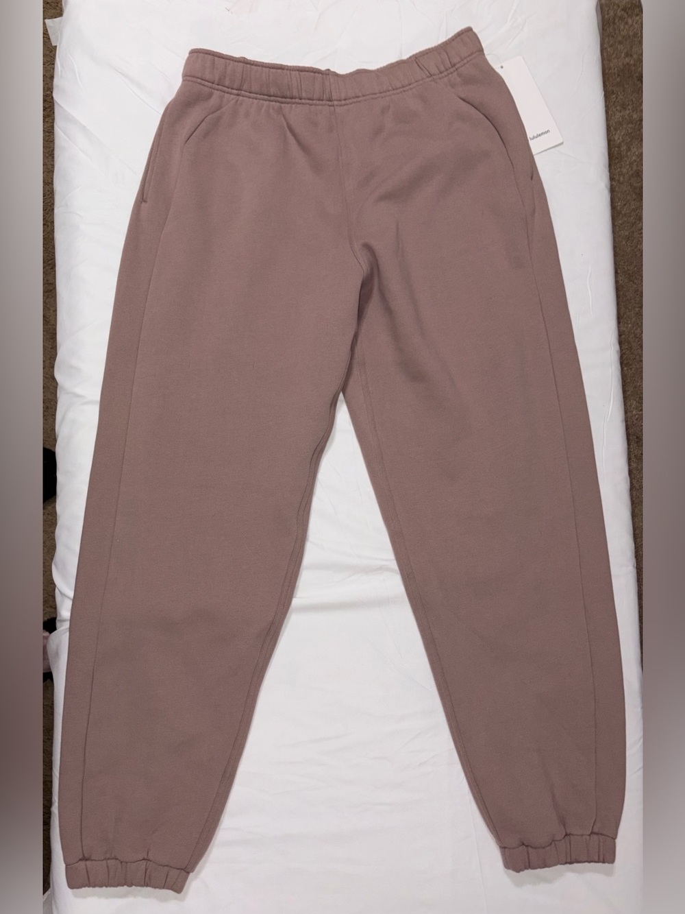 NWT*LULULEMON*LARGE*SCUBA MID RISE OVERSIZED JOGGER*RGULAR*ASHEN ROSE*$118 MSRP